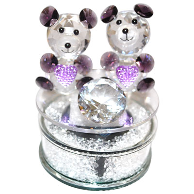 "Crystal Teddy Decorative Piece -code001 - Click here to View more details about this Product